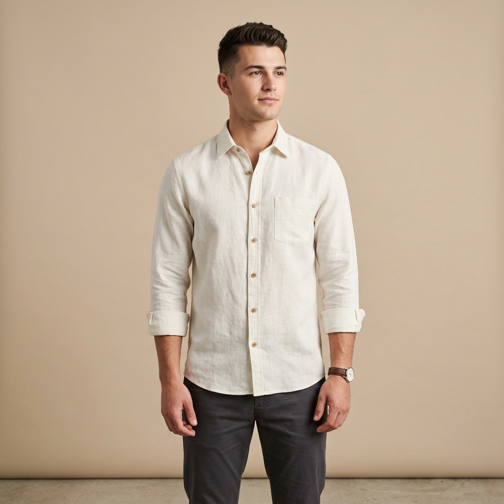 Linen Black Shirt